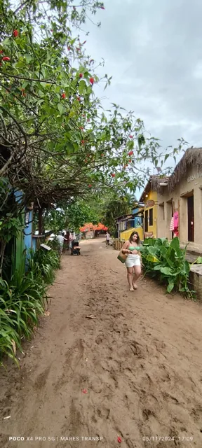 O charme das ruas de areia
